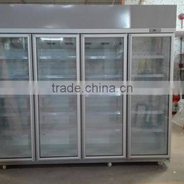 Commercial Glass Door 4door Freezer Display Showcase photo-6