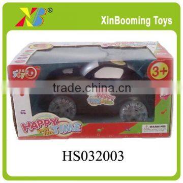 Hot Sale Battery Operated Black Cartoon Car With Music and Light For Kids