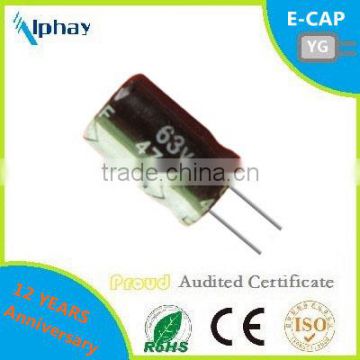 Capacitor e-cap 63V for LED driver