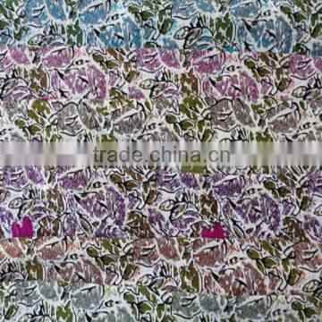 100% Rayon Embroidery Woven Fabric For Gament