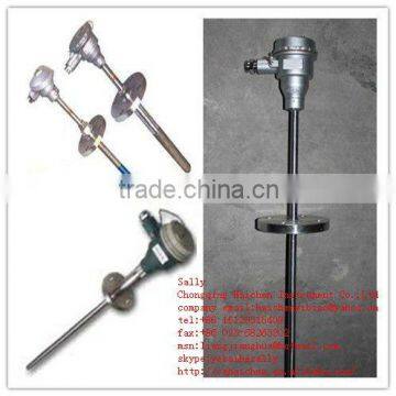 Industrial Thermocouple Sensor With Flange Thermowell