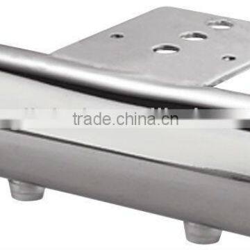 50mm diameter tube metal chrome sofa leg A357