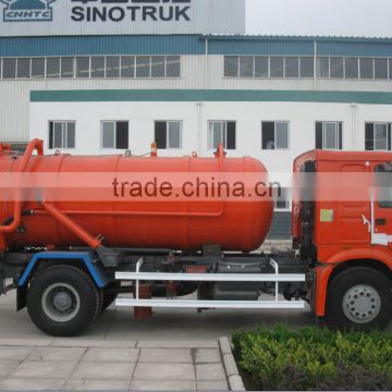 SINOTRUK 8M3 4X2 266HP Sewage Suction Truck