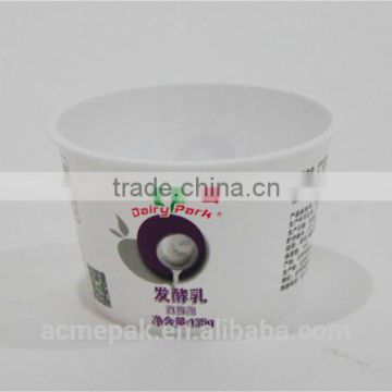 180ml IML yogurt jelly pudding plastic cup