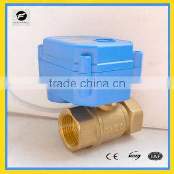 auto control standard or no standard 3/6vdc 9/24vdc low current control motorized ball valve cwx-15q fast action solenoid valve