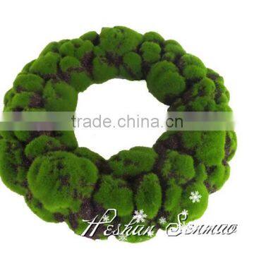 2016 new products wall decorative simulation synthetic moss circle from China supplier
