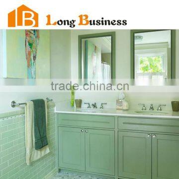 LB-AL2010 Green MDF lacquer bathroom vanity