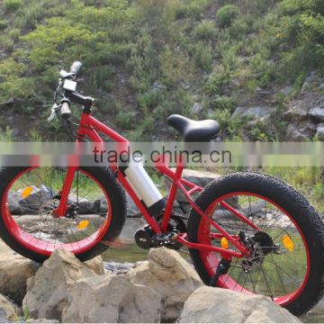 2014 new model manufacturer cruiser 4 inch fat tire electric bike