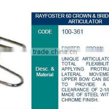 Rayfoster 60 Crown and Bridge Springe Articulator