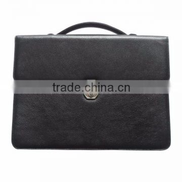 genuine leather business document briefcase, portfolio for business men's bag,handbags for men leather