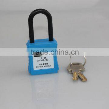 2016 Nylon Popular Durable Steel Shackle Safety Padlock With be Customized photo-4
