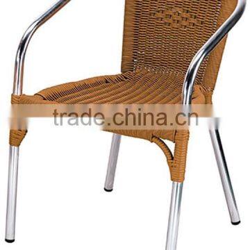 Ratan dining chair for garden using