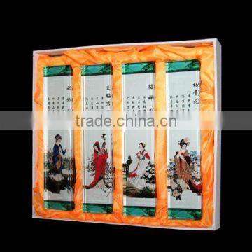 Ancient Beauty rectangle shape papwer weight in china style