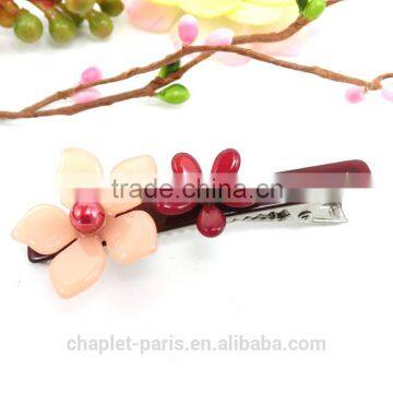 colorful heart shape hairgrip