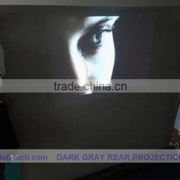 Free delivery cost Light gray projector screen/foil/film for 3D holo display, shop windows, Lightweight and easy to install