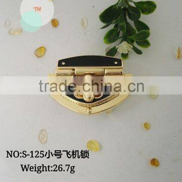 Black & Light Gold turn lock