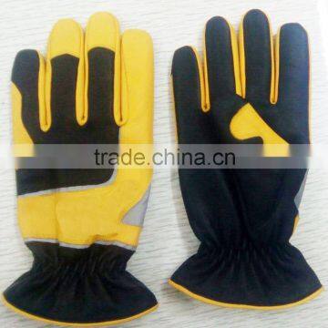 Full finger padded anti vibration work gloves