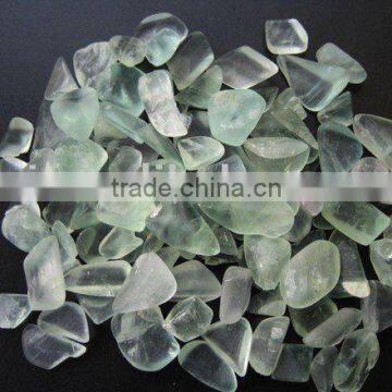 Medium Green Fluorite Crystal Tumbled Stone