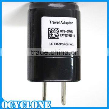 Top Sale Fast Wall Charger Travel Portable Adapter Supplier MCS01WR Model for LG Mobile Phone