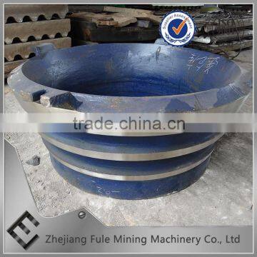 Hot Sale Bowl Liner For Cone Crusher Spare Parts In Jinhua Wuyi