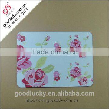 Factory production high quality wood placemat / mdf cork table mats