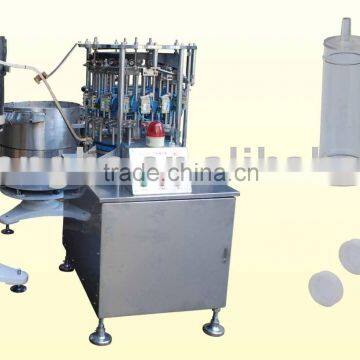 Assembly machine for chamber and filter of infusion set