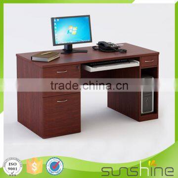 HT-CPD01 China Supplier New Style Office Furniture Guangzhou Sunshine Furniture Factory Price Modern Computer Desk