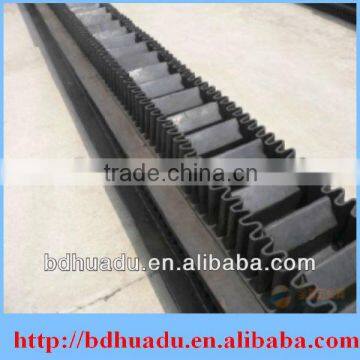 industrial wave shape conveyor belt