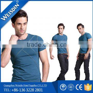 180 Grams New Style Silk/cotton Short Sleeve Custom High End Tshirts photo-4