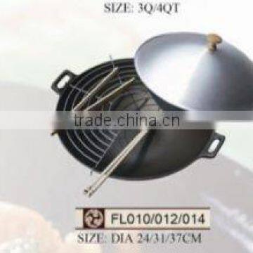 cast iron wok sets