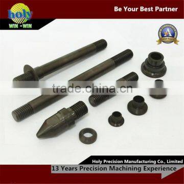 Manufacturing custom black oxide steel cnc parts/cnc turning parts/cnc turning lathe