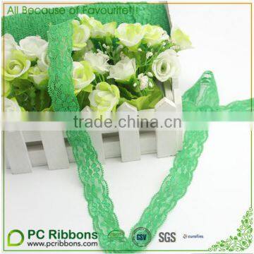 1 inch Acid green lace MOQ 100 yards