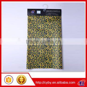 PrintedTwisted Polyester 420D Leopard grain fabric for tourism supplies fabric