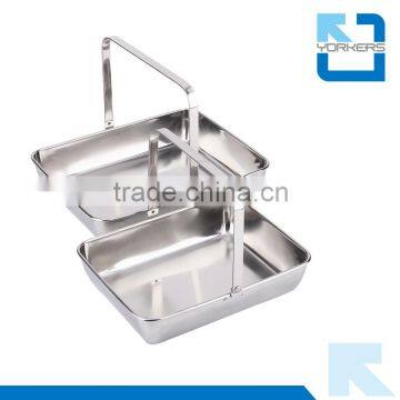 Stainless Steel Handle Food Serving Tray photo-3