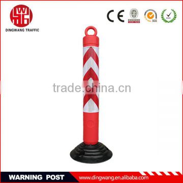 PE plastic warning bollard