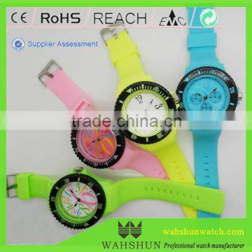 2014 wholesale cheap custom logo watch silicone band made in China