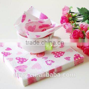 Wedding paper napkins