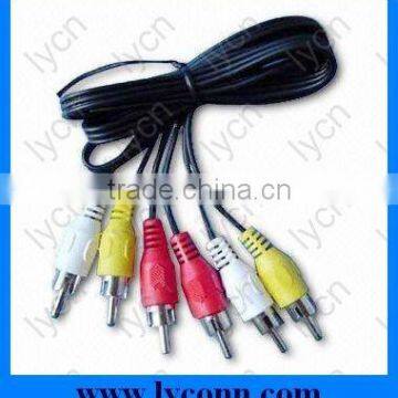 Audio Cable With 3RCA Cable Assembly