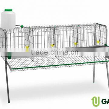 Battery for laying hens 4 compartments