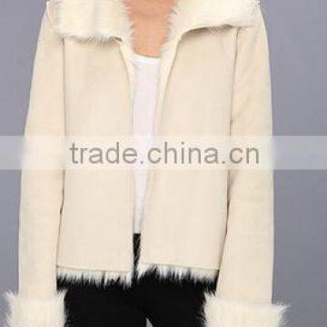 Cheap Fake Fur Double Face Womens Coat