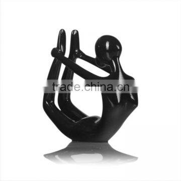Dancer character art sculpture ornaments resin yoga dancer animation model model prototype