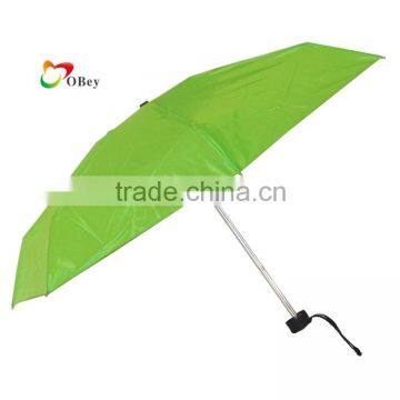 Apple 5 Folding Manual Open Windproof Parasol Umbrella