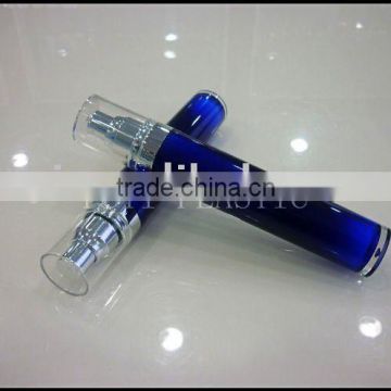 Round acrylic cream pump lotion bottle for cosmetic