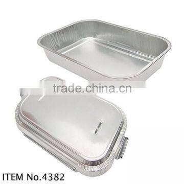 disposable air aluminum foil takeaway containers with lid