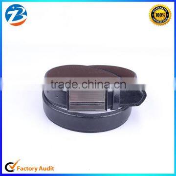 High Quality Custom Business Black Pu Leather Belt For Man