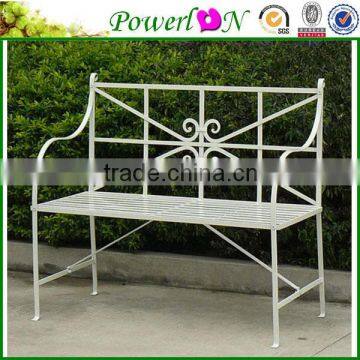 Elegant Antique Metal Garden Bench