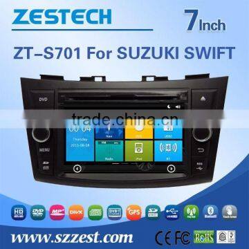 car cassette and cd dvd and gps for Suzuki Swift support GPS, bluetooth, steer wheel control, TV, FM/AM, RDS, SD