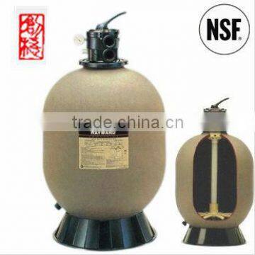 Effeciency flow sand filter for swimming pool