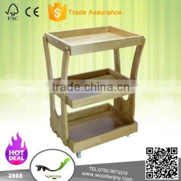 Smooth Surface Flower Shelf SPA Furniture Beauty Salon Trolley