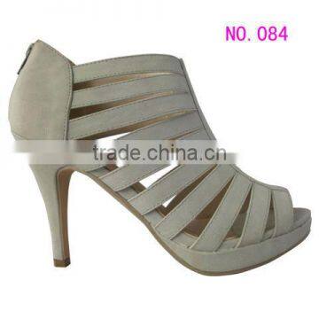 Drop shipping latesttop brand roman style ladies dress high heel shoes